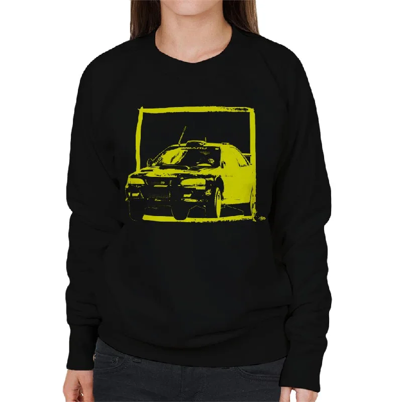 Motorsport Images Subaru Impreza WRC Yellow Women's Sweatshirt