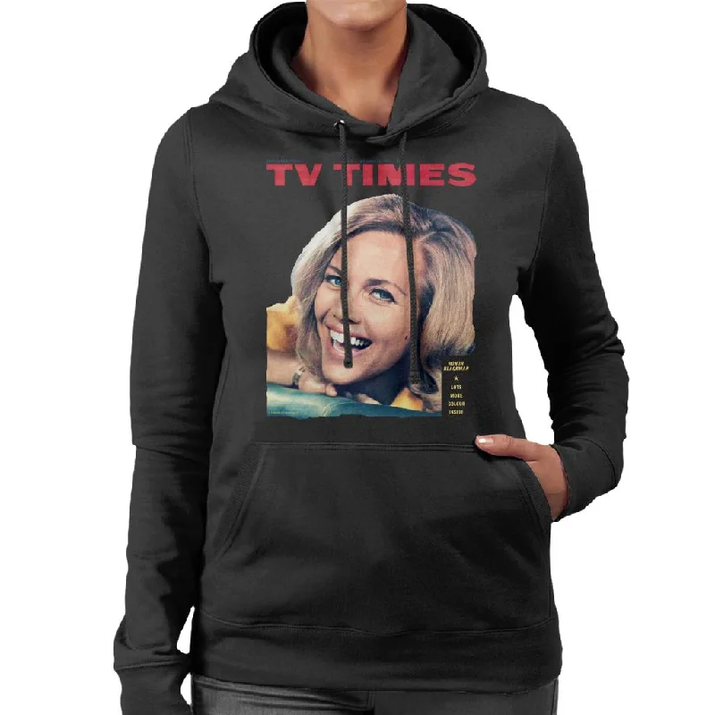 TV Times Honor Blackman 1964 Cover Women's Hooded Sweatshirt