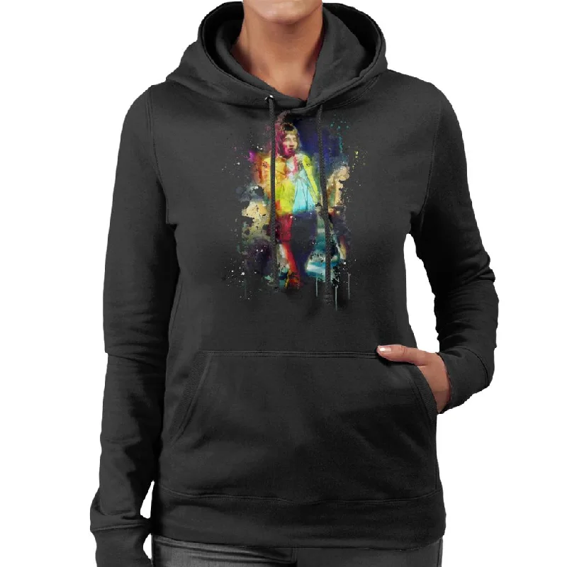 TV Times Rod Stewart Performing With The Faces Women's Hooded Sweatshirt