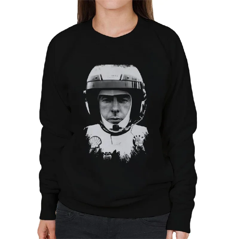 Motorsport Images Colin McRae Wearing Helmet Women's Sweatshirt