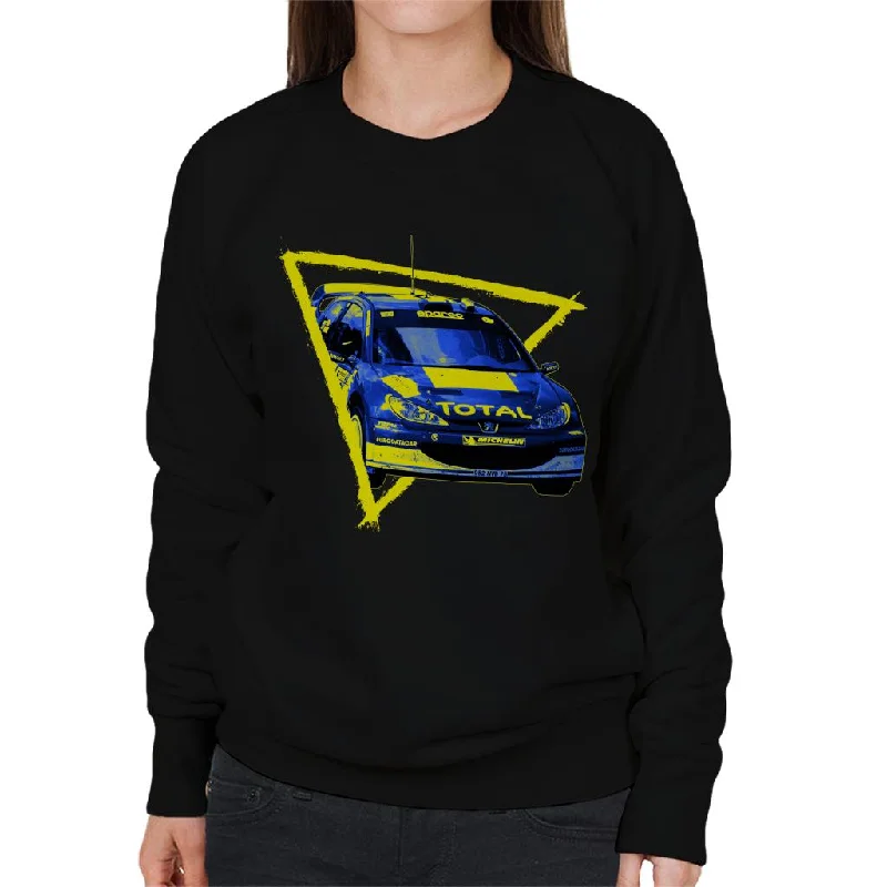 Motorsport Images Peugeot 206 WRC Blue Women's Sweatshirt