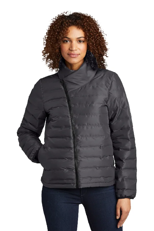 Ogio Womens Street Puffy Full Zip Jacket - Tarmac Grey - Closeout