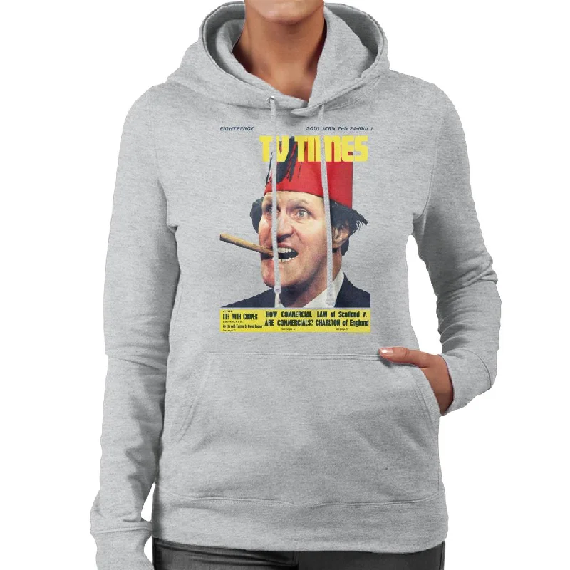 TV Times Tommy Cooper 1967 Cover Women's Hooded Sweatshirt