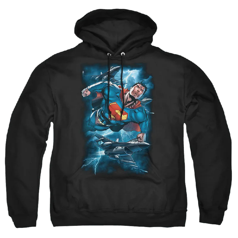 Superman Stormy Flight - Pullover Hoodie