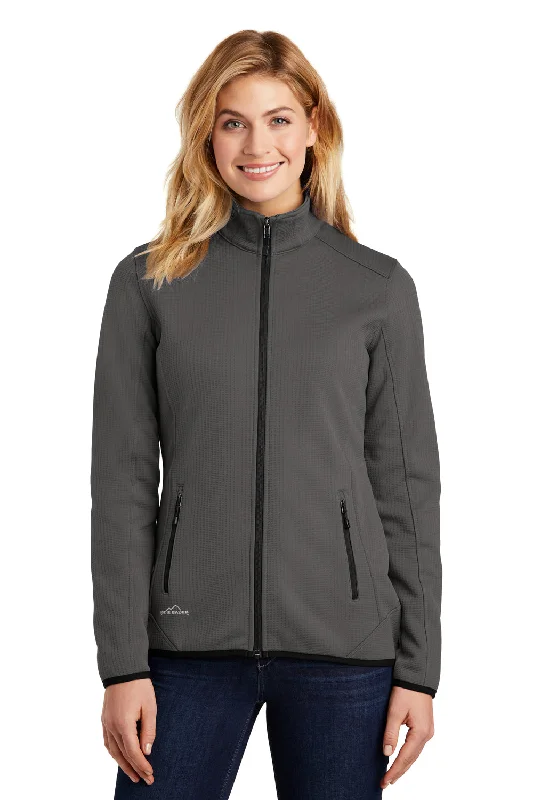 Eddie Bauer Womens Dash Pill Resistant Full Zip Jacket - Steel Grey