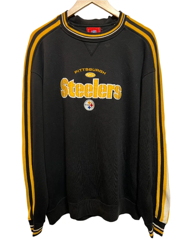 Pittsburgh Steelers Mens Black Sweatshirt (Size XL)