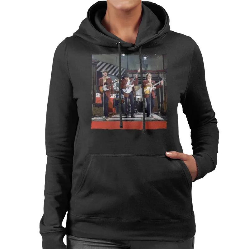 TV Times The Kinks 60s Pop Group Live Women's Hooded Sweatshirt