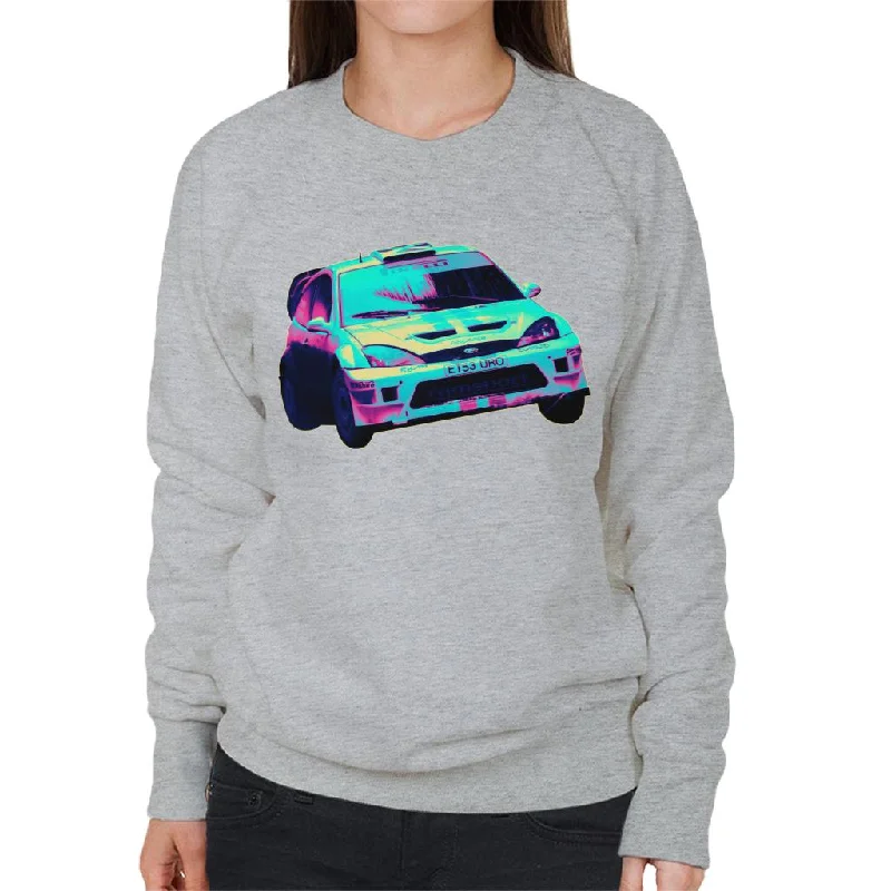 Motorsport Images Ford Focus RS WRC Turn Women's Sweatshirt