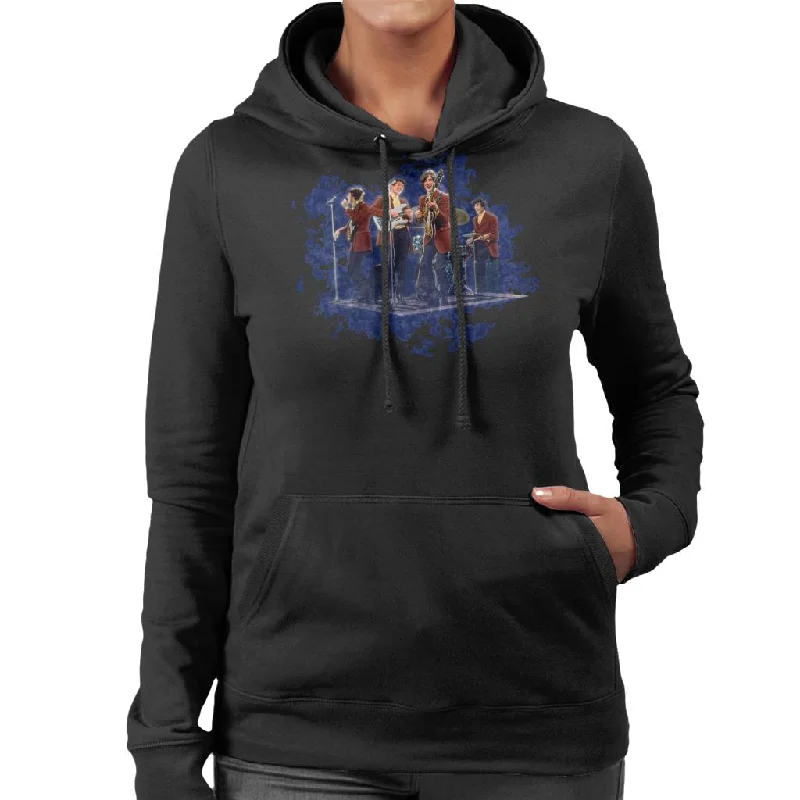 TV Times The Kinks Perfoming Live Women's Hooded Sweatshirt