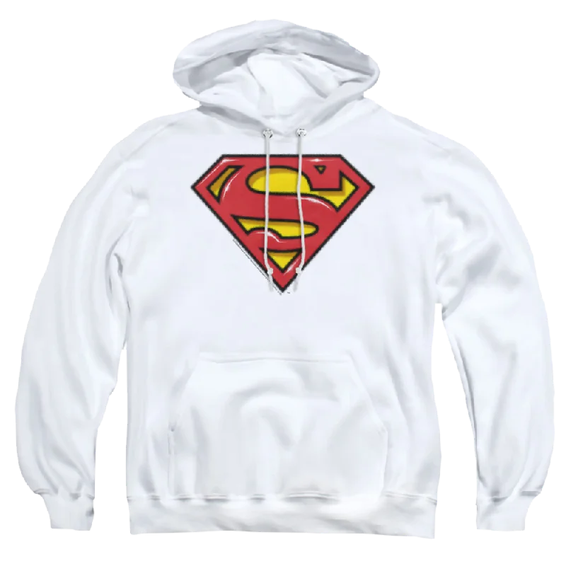 Superman Airbrush Shield - Pullover Hoodie