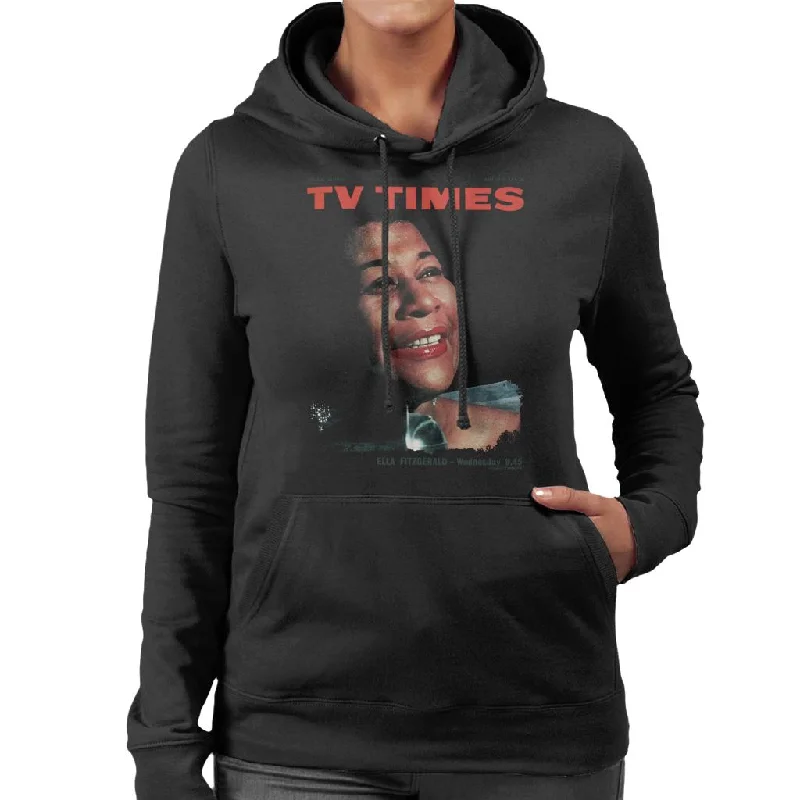 TV Times Ella Fitzgerald 1964 Cover Women's Hooded Sweatshirt