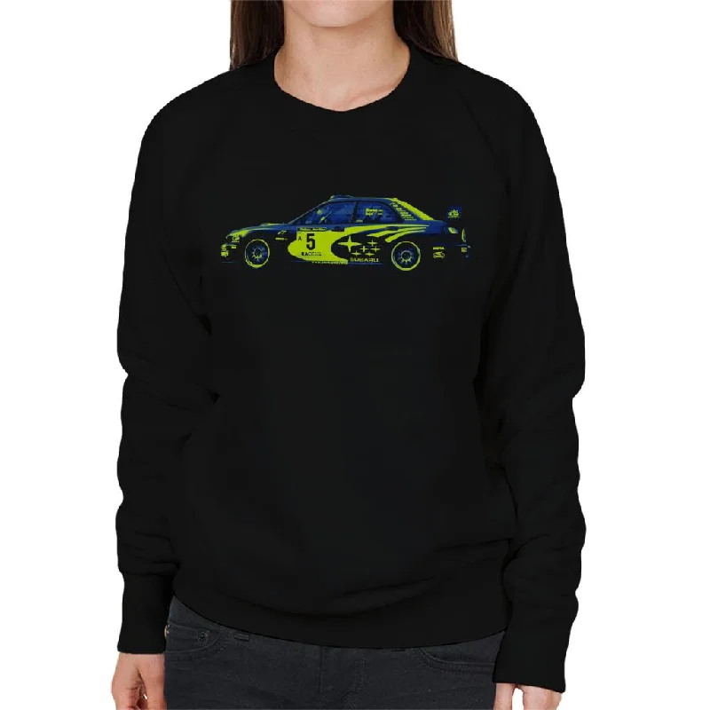 Motorsport Images Richard Burns Subaru Impreza WRC Women's Sweatshirt