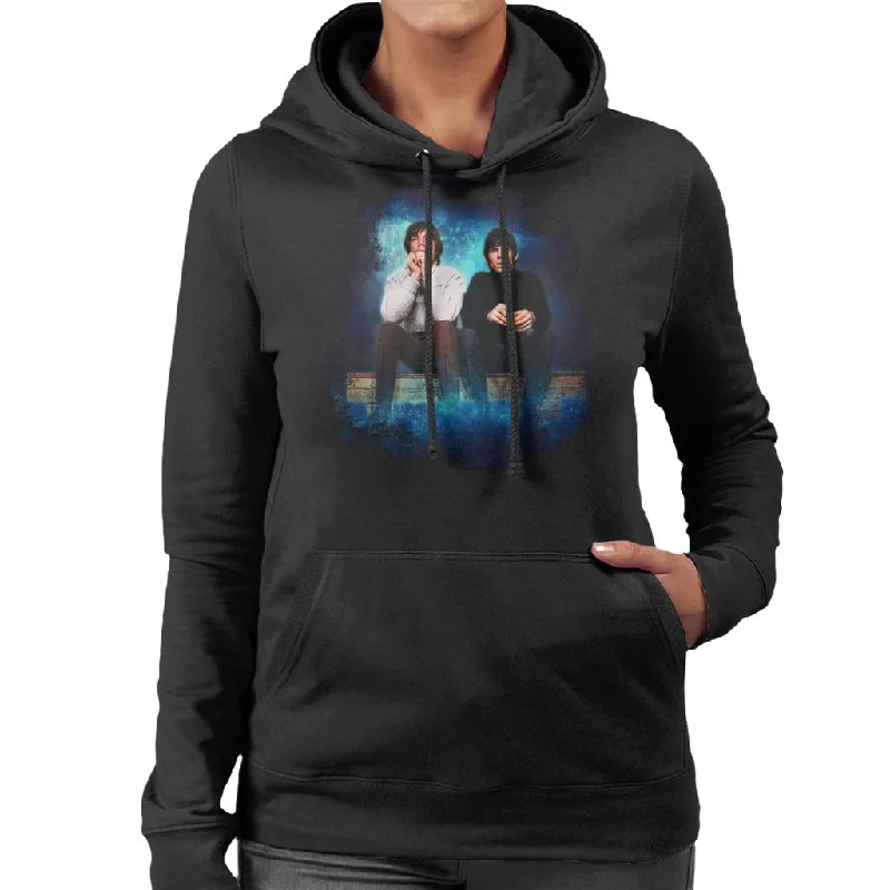 TV Times Mick Jagger And Keith Richards Of The Rolling Stones 1965 Women's Hooded Sweatshirt