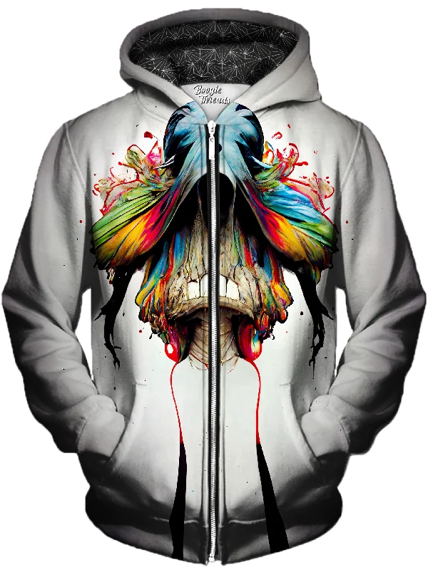 Awoken Reflection Unisex Zip-Up Hoodie