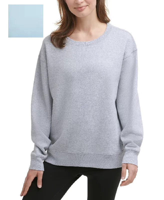 Calvin Klein Performance Women's Fleece Sweatshirt, Blue, L