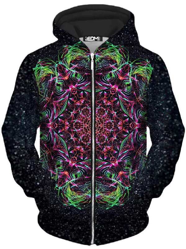 Galactic Portal Unisex Zip-Up Hoodie