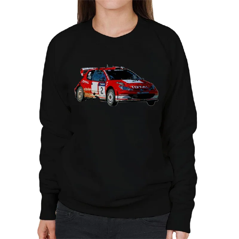 Motorsport Images Peugeot 206 WRC Women's Sweatshirt