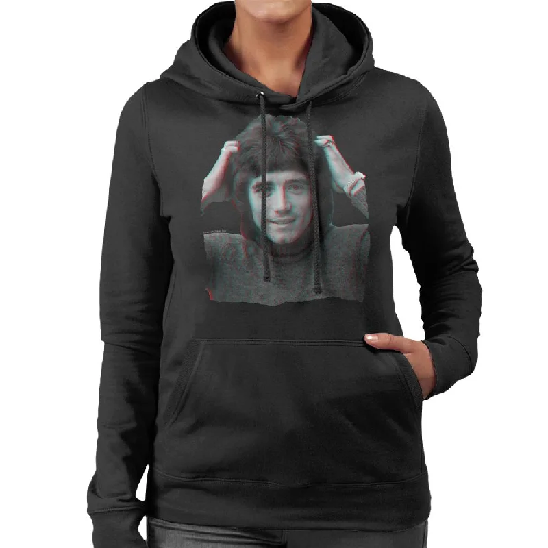 TV Times Footballer Kevin Keegan Women's Hooded Sweatshirt