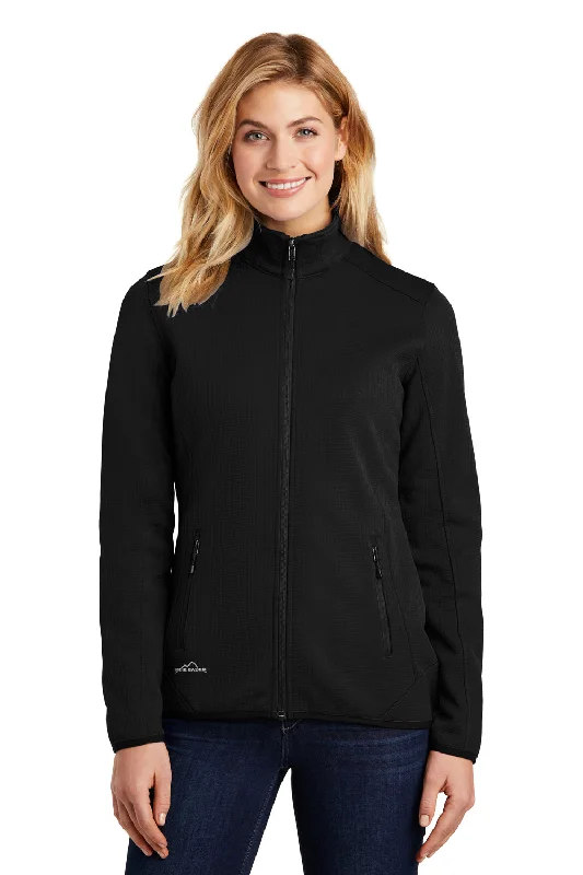 Eddie Bauer Womens Dash Pill Resistant Full Zip Jacket - Black