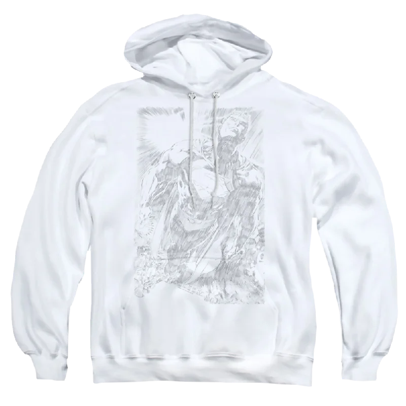 Superman Exploding Space Sketch - Pullover Hoodie