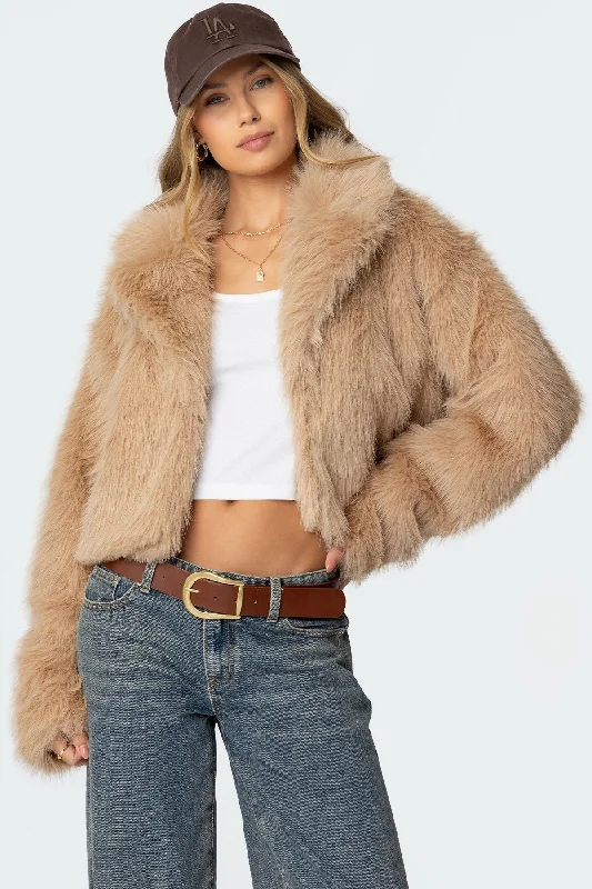 Sierra Luxe Faux Fur Coat