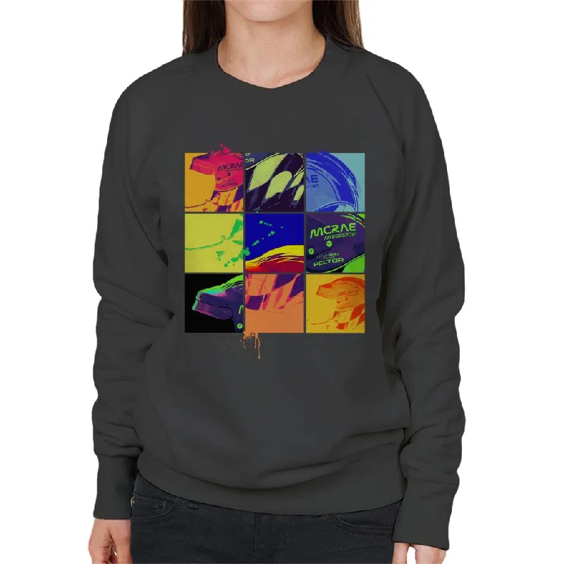 Motorsport Images Pop Art Helmet Women's Sweatshirt