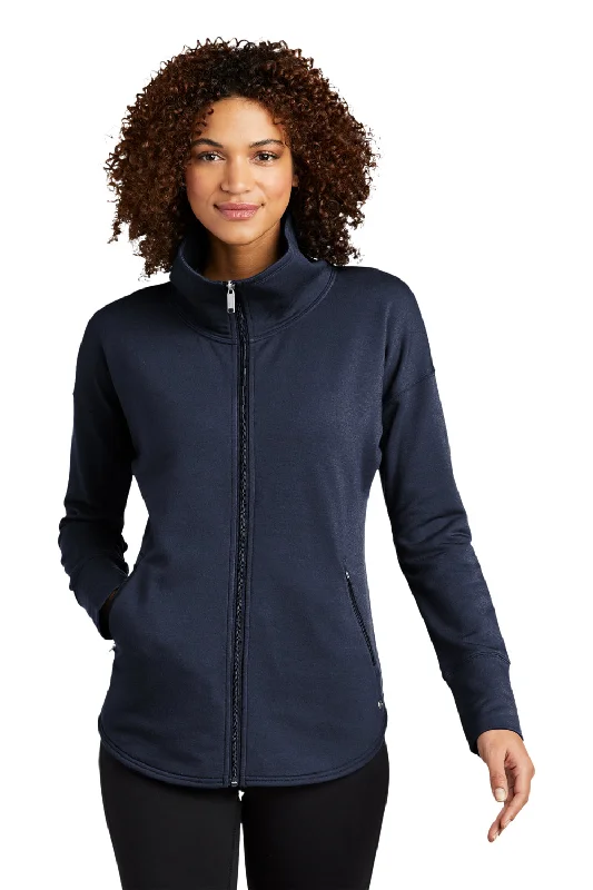 Ogio Womens Luuma Fleece Full Zip Jacket - River Navy Blue