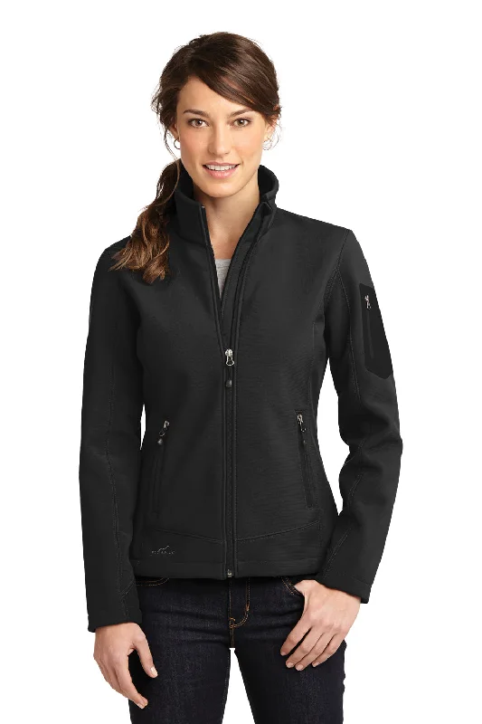 Eddie Bauer Womens Rugged Water Resistant Full Zip Jacket - Black